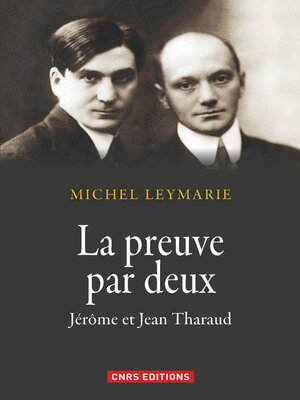 cover image of La Preuve par deux
